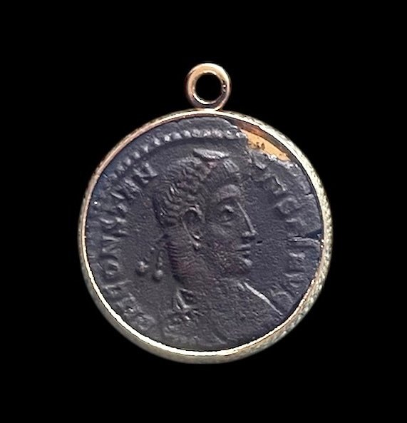 . 罗马帝国 康斯坦丁修斯二世（公元337-361）. Æ4 4e eeuw  (没有保留价) #1.0