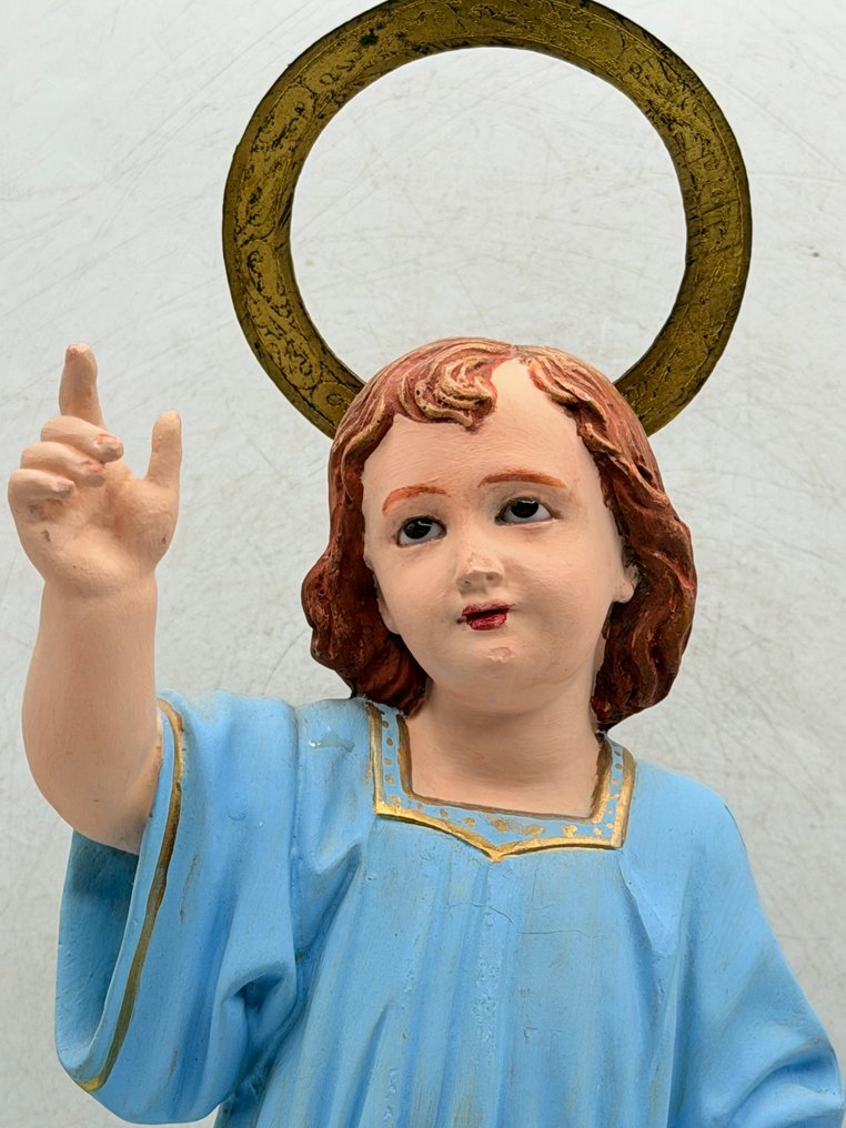 Escuela Olot - Φιγούρα - Niño Jesús - 34 cm - σοβάς, Ξύλο #1.0