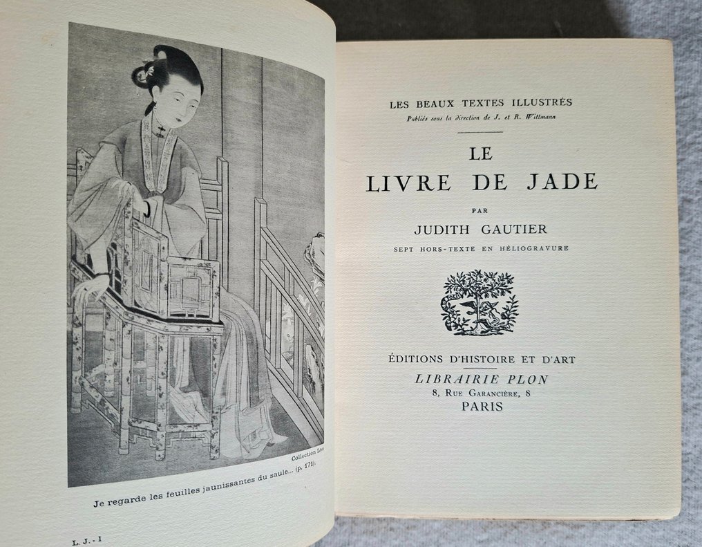 Judith Gautier - Le Livre de Jade (Edition Luxe) - 1933 #2.1