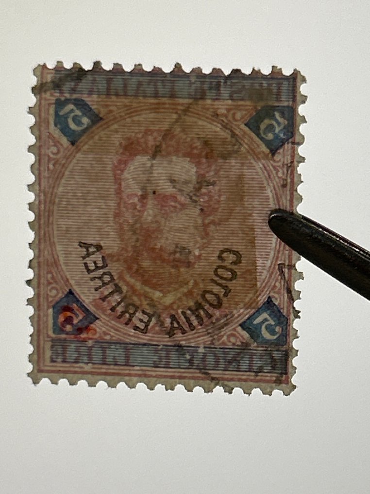 Ερυθραία 1893 - Πολύ όμορφο παράδειγμα CV2021· 800 €· Σπάνιο - Sassone 11 #3.2