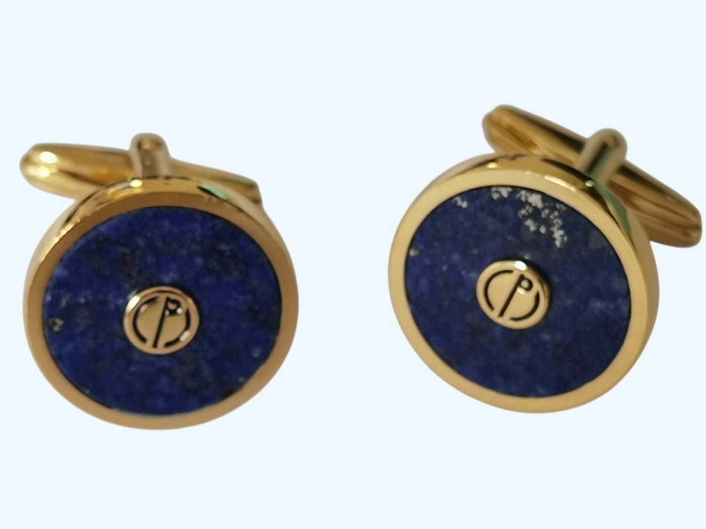 Alfred Dunhill - Lápis-lazúli - Banhado a ouro - Botões de punho #1.0