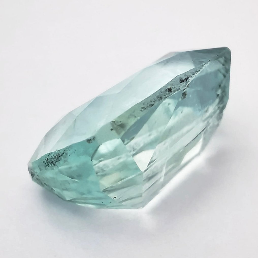 Ohne mindestpreis Aquamarin - 6.77 ct - Antwerp Laboratory for Gemstone Testing (ALGT) - Hellblau Aquamarin #1.0