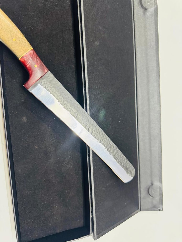 厨刀 -  日本面包师刀（062） - 少钢环氧树脂与盒子 - 日本 - 日本面包师刀 #4.3