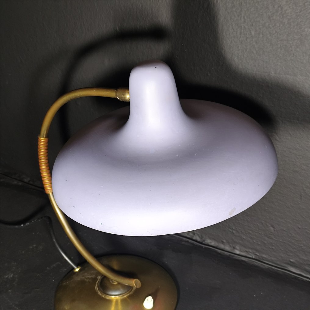 Επιτραπέζιο φωτιστικό - Ορείχαλκος, Μέταλλο, Rattan, Αλουμίνιο - Βικτωριανό επιτραπέζιο φωτιστικό #2.1