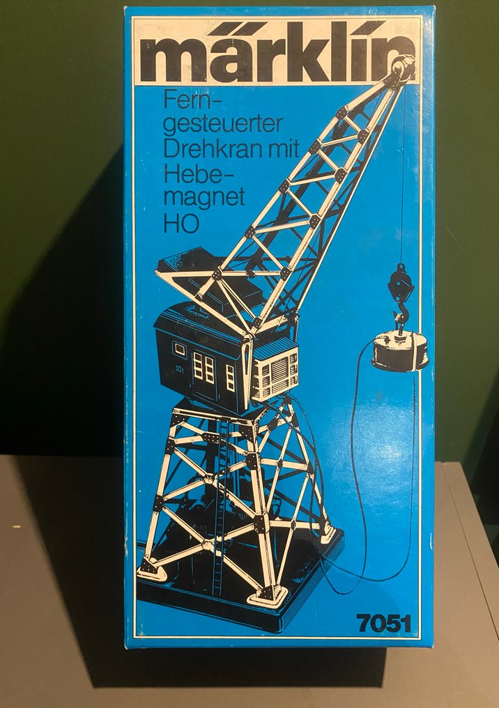 Märklin H0 - 7051 - Model train attachment (1) - Remote-controlled rotating crane with electromagnet #2.1