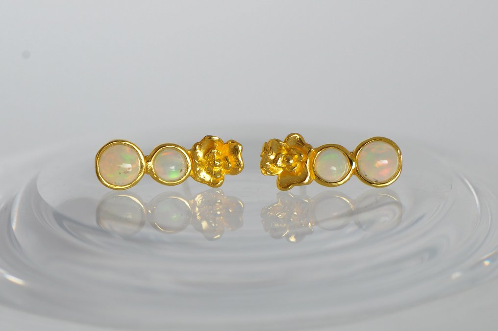 925 silver - opal - Örhängen #3.2