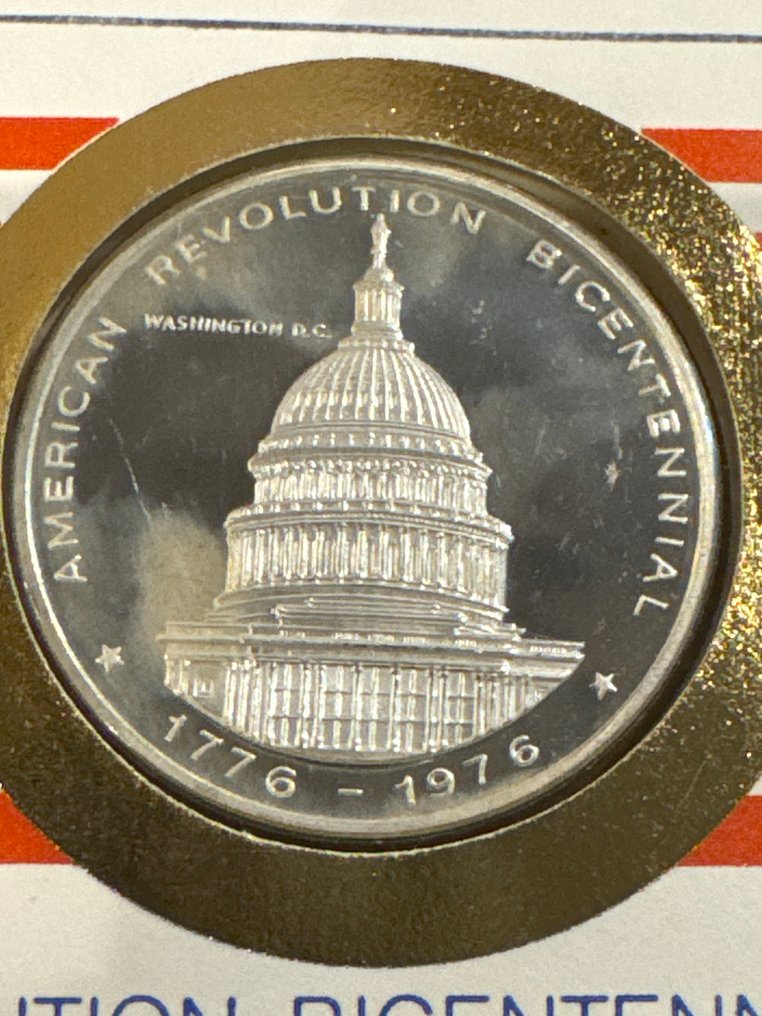 Κόσμος. Silver medal American Revolution  20g(.925)  (χωρίς τιμή ασφαλείας) #1.0