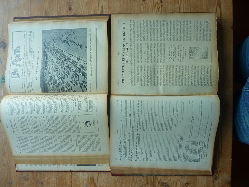 Magazines - De Auto Jaargang 1929 ingebonden #4.3