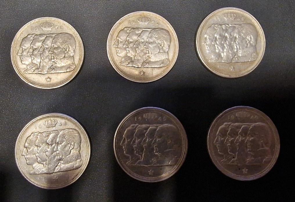 Βέλγιο. 1876/1980 Lot de 12 pièces  (χωρίς τιμή ασφαλείας) #4.3