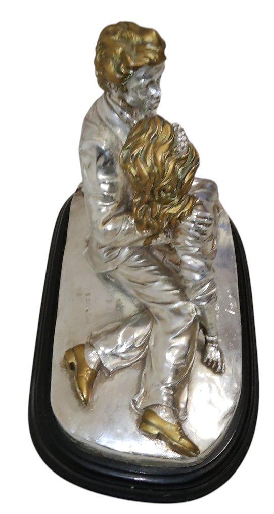 Statue, La Coppia III (1980) - 26 cm - .925 silver #4.3