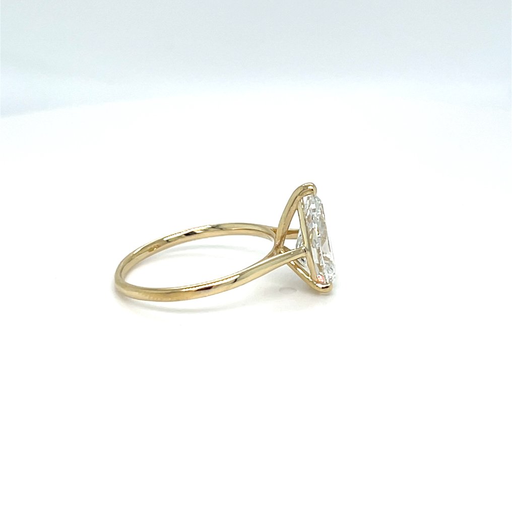 没有保留价 - 戒指 - 14K包金 黄金 -  2.03ct. tw. 钻石 (实验室培育) #3.2