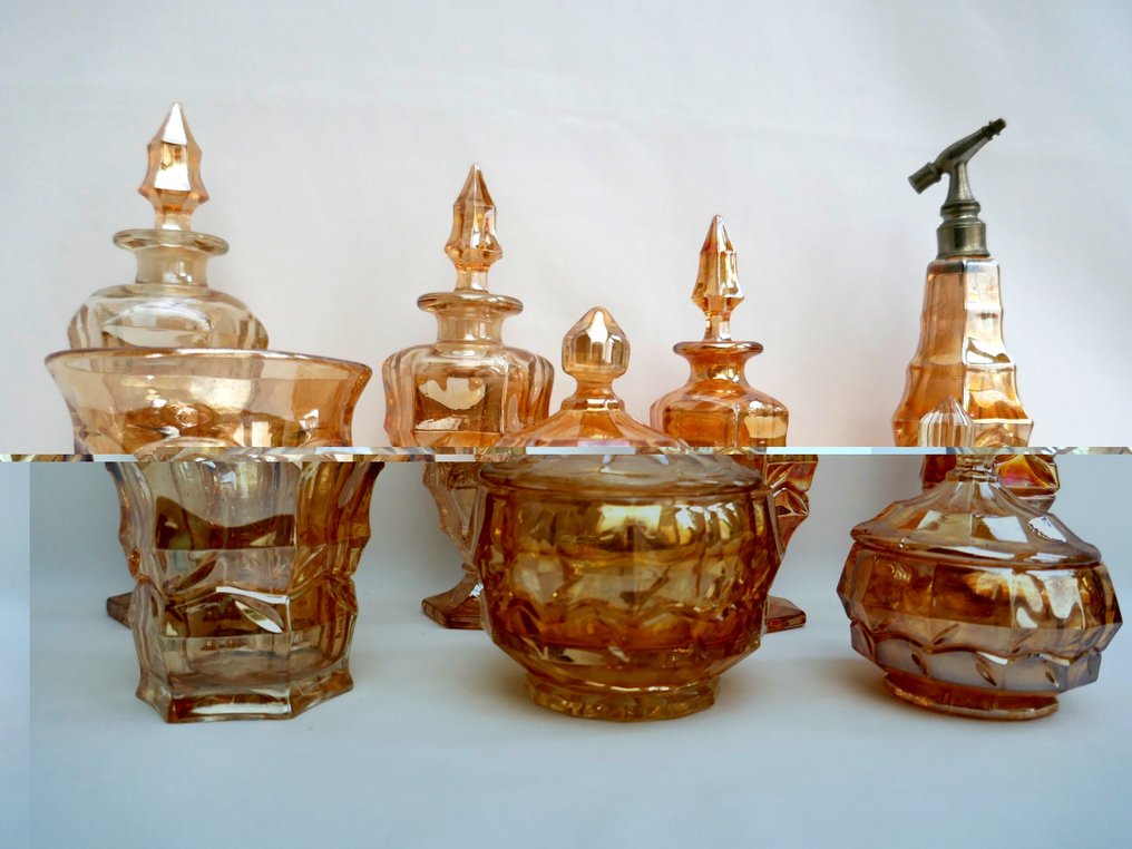 香水瓶 - 嘉年华 / 石油玻璃 - 洗手台装饰 #1.0