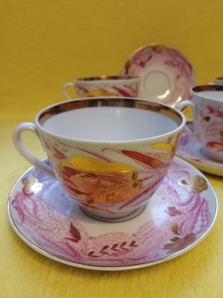 Lomonosov Imperial Porcelain Factory - Φλιτζάνι (5) - Πορσελάνη #3.2