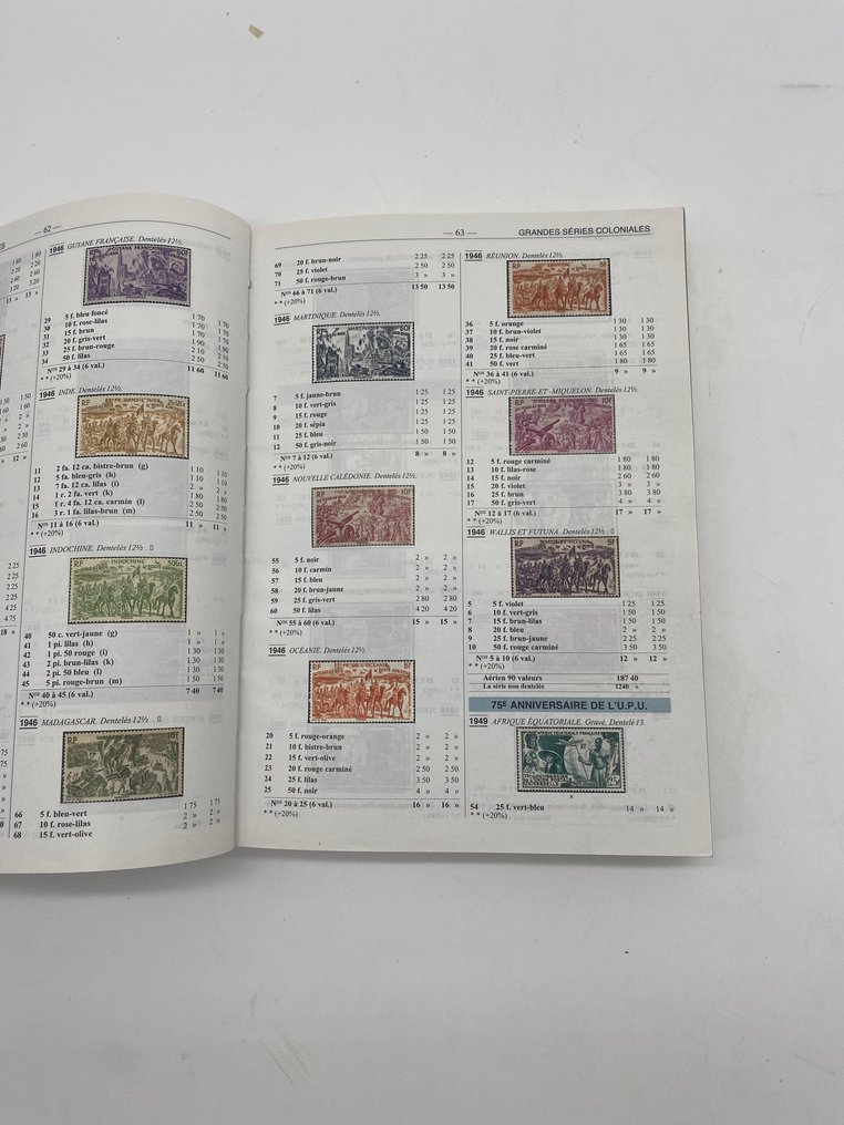 世界  - 4册Yvert et Tellier法国殖民地评级目录套装2017 T2-1，法国2014年 #2.1