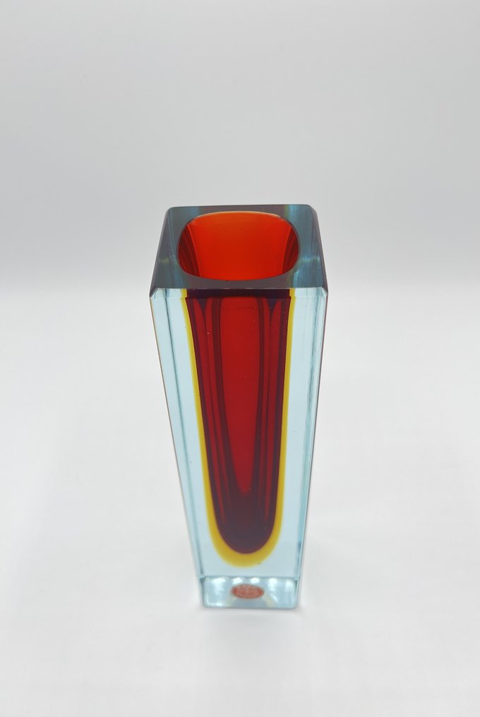 Murano Tricolor - Βάζο - Γυαλί Murano - Sommerso Technik #4.3