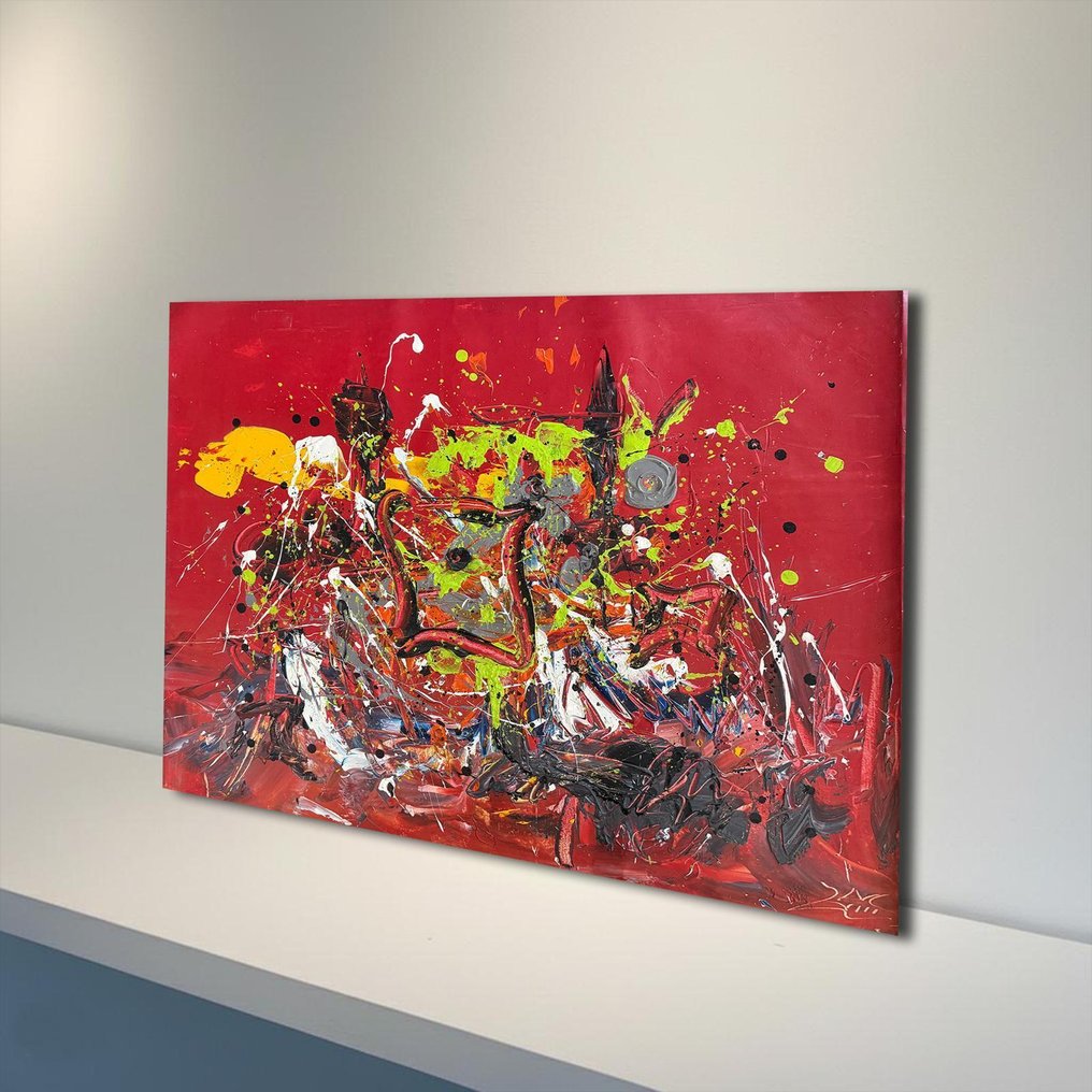 Ngoc Lam - Danse du Dragon 80 X 100 cm #2.1