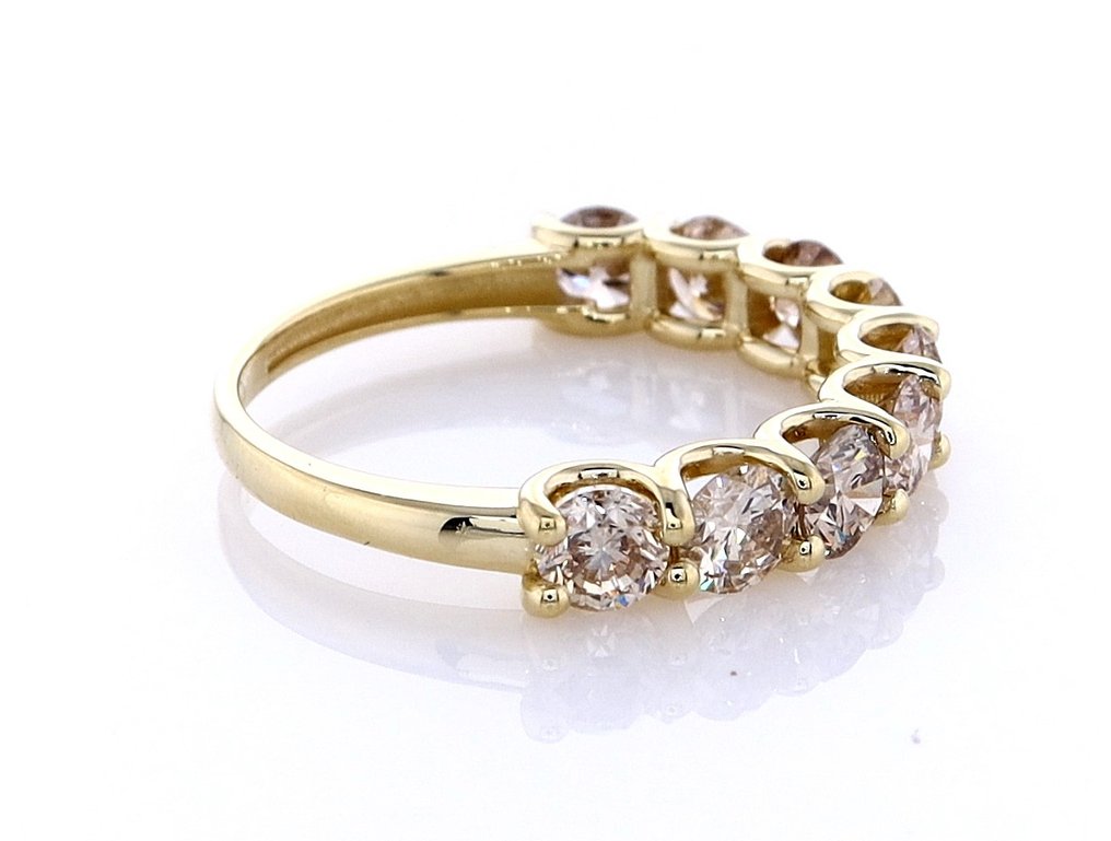 χωρίς τιμή ασφαλείας - Δαχτυλίδι - 14 καράτια Κίτρινο χρυσό -  1.95ct. tw. Διαμάντι (Φυσικού χρώματος) #4.3