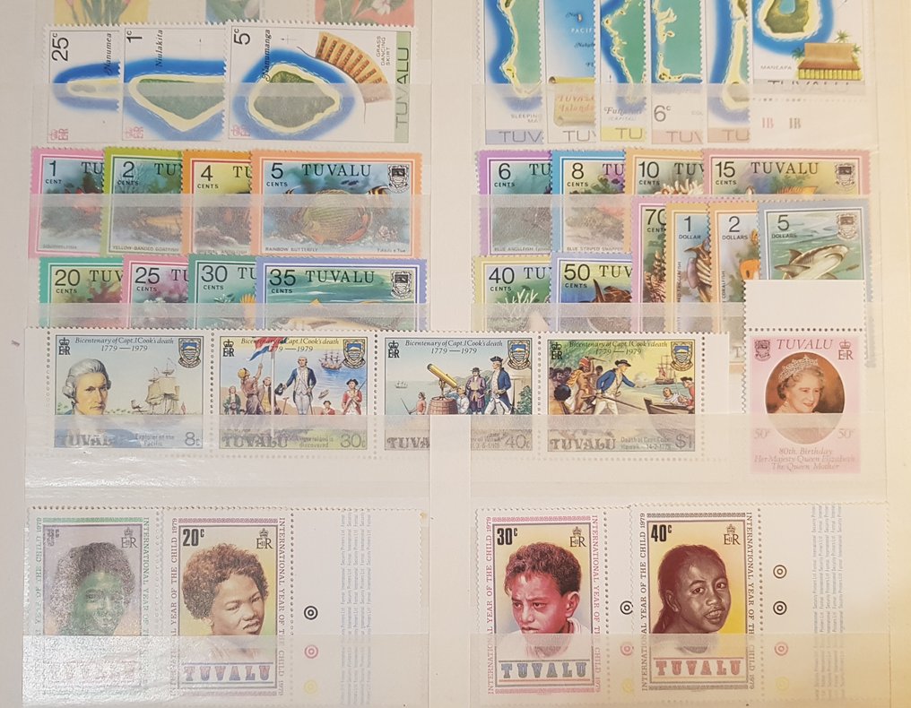 图瓦卢 1976/2001 - 高级分类文件夹收藏 #2.1