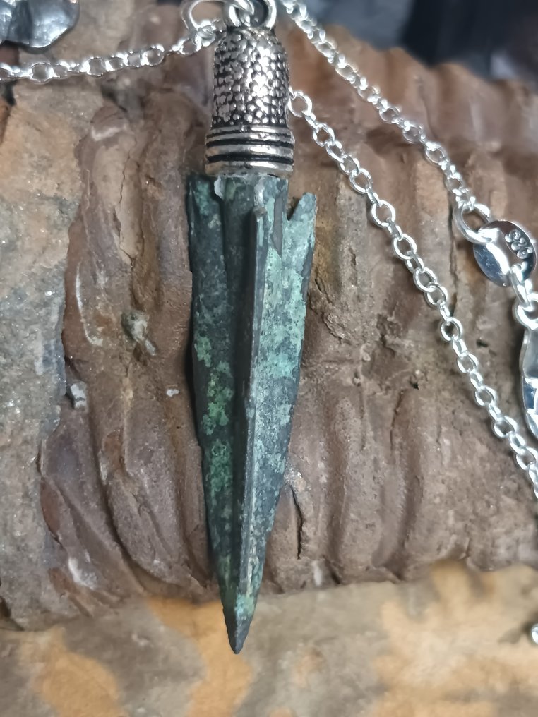 Antico Greco Bronze Arrowhead #4.3