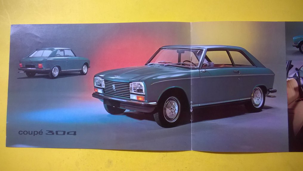 Brochure - Peugeot - 304 / 404 / 504 Coupé en Cabriolet - 1968 #3.2