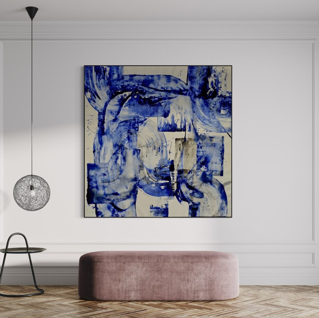 Timo Wedell - Blue Static - XXL - Yves Klein Style #1.0