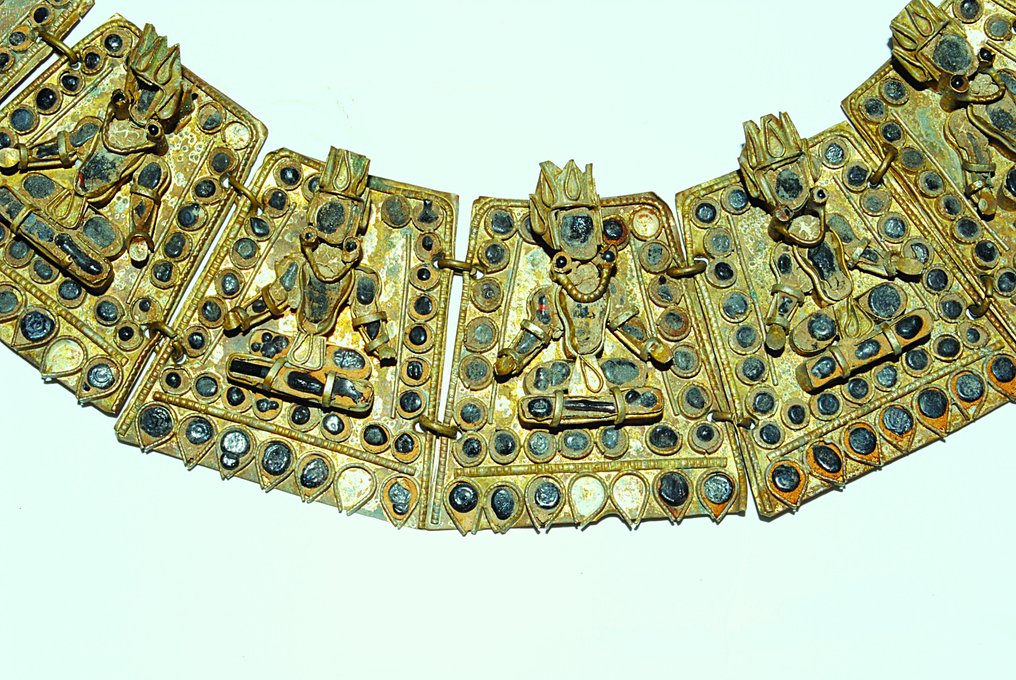 Παλαιά αλυσίδα λαιμού, ντόπιο έθιμο Νεβάρ Χιμάλαγια, τελετουργική αλυσίδα, λεπτομερώς σχεδιασμένη, - Νεπάλ (χωρίς τιμή ασφαλείας) #3.2