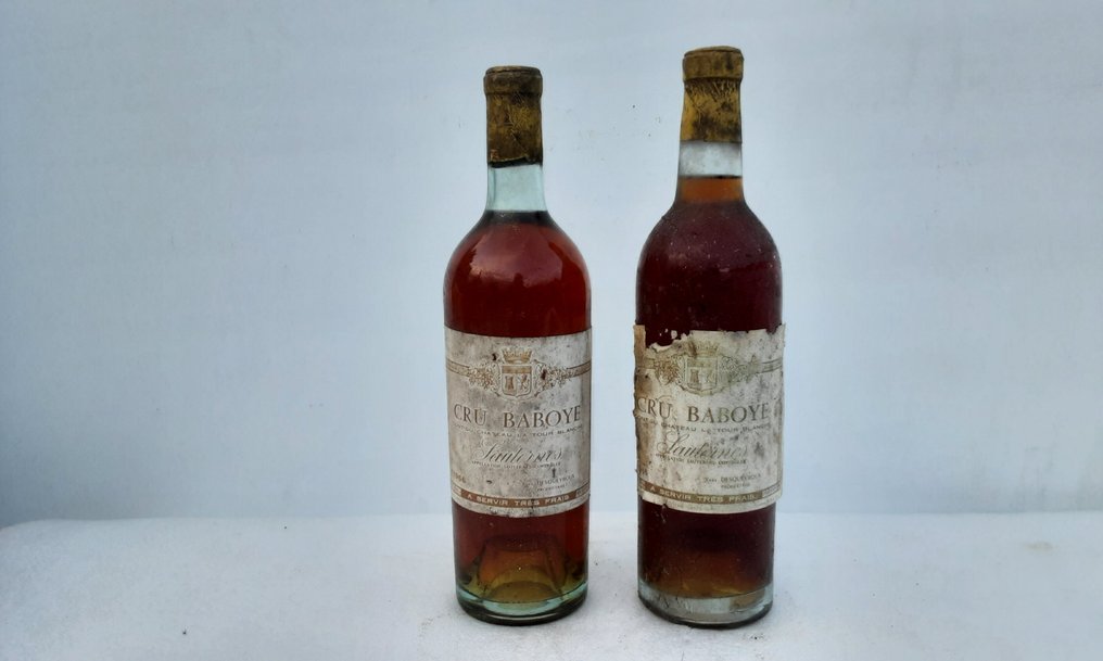 1966 Cru Baboye - Sauternes Sauternes - 2 Flaskor (0,75L) #2.1