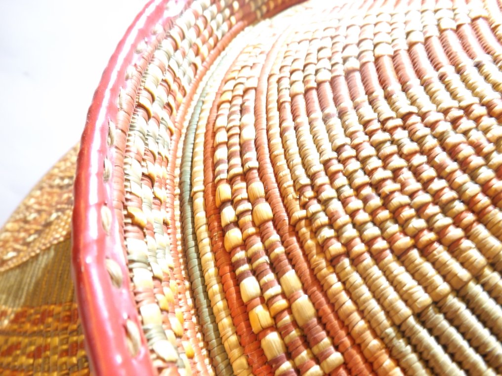 Flätad dekorativ bricka - Skylt - Pflanzenfasern #4.3