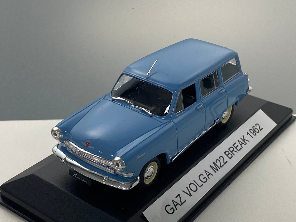 DeAgostini 1:43 - Modelbil  (2) - Gaz Volga M24 1967 + Gaz Volga M22 Break 1962 - Begrænsede udgaver og udsolgt. #2.1