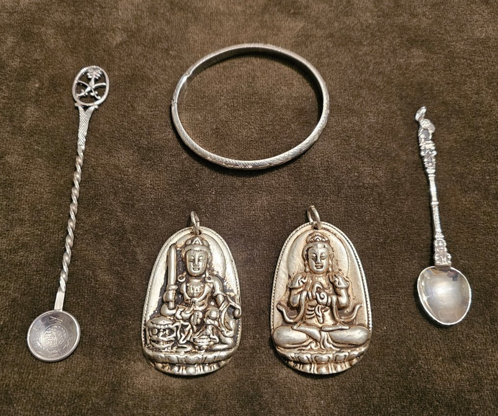 勺子 - .925 银 - Lot 银制品 #1.0