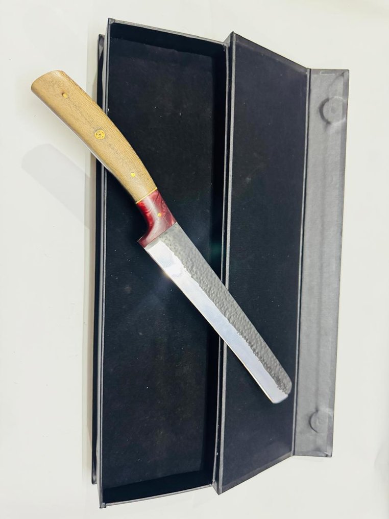 厨刀 -  日本面包师刀（062） - 少钢环氧树脂与盒子 - 日本 - 日本面包师刀 #3.2