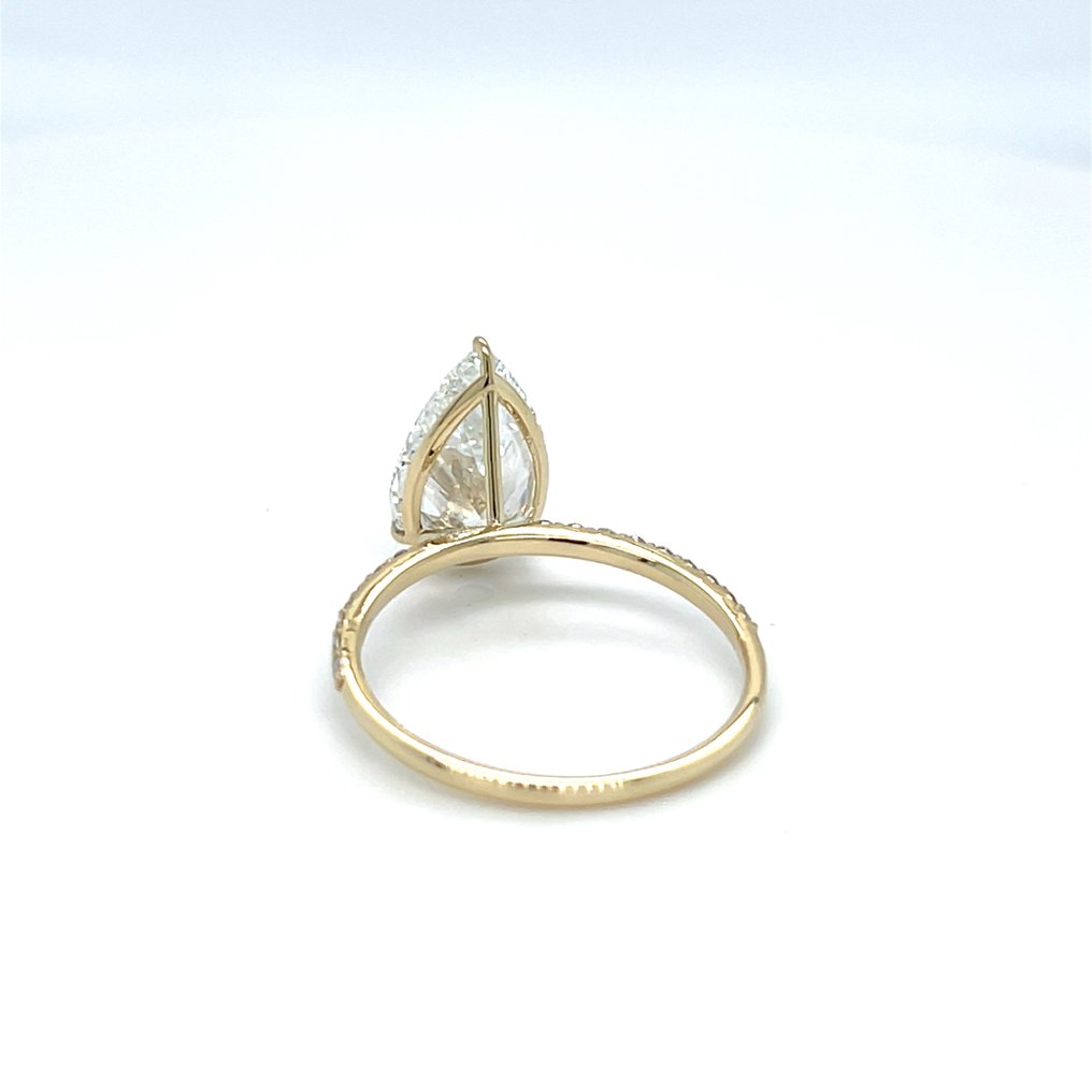 χωρίς τιμή ασφαλείας - Δαχτυλίδι - 14 καράτια Κίτρινο χρυσό - 1.18ct. tw. Διαμάντι (Εργαστηριακής καλλιέργειας) - Διαμάντι #4.3