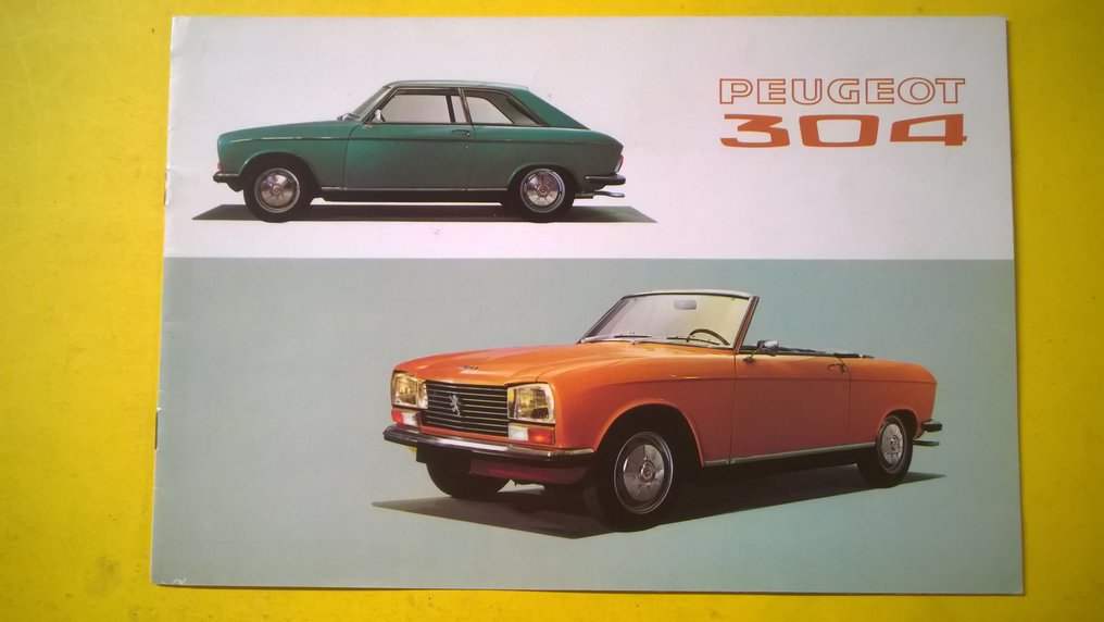 Brochure - Peugeot - 304 / 404 / 504 Coupé en Cabriolet - 1968 #1.0