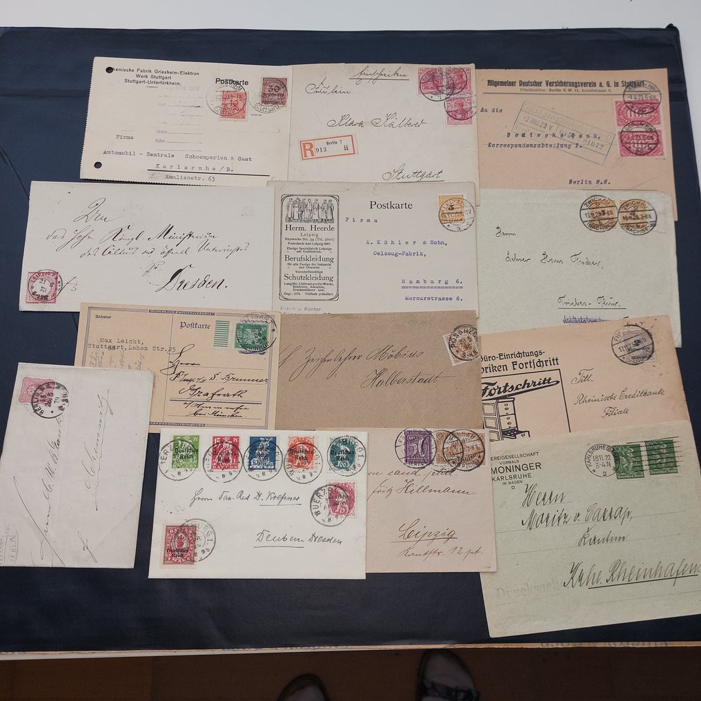 德国 1872/1944 - 内容丰富且大量的信件和全品邮品 #4.3