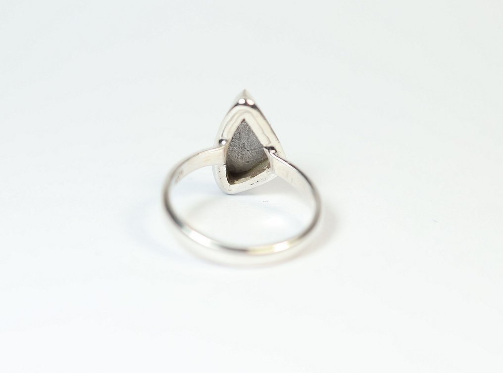 铁陨石陨石 铁陨石戒指 / 新款 - 3.3 g - (1) #3.2