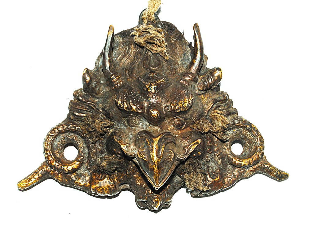 Chepu 黄铜合金 18 厘米祭坛 喜马拉雅 Newar 637 克 - 尼泊爾  (沒有保留價) #2.1