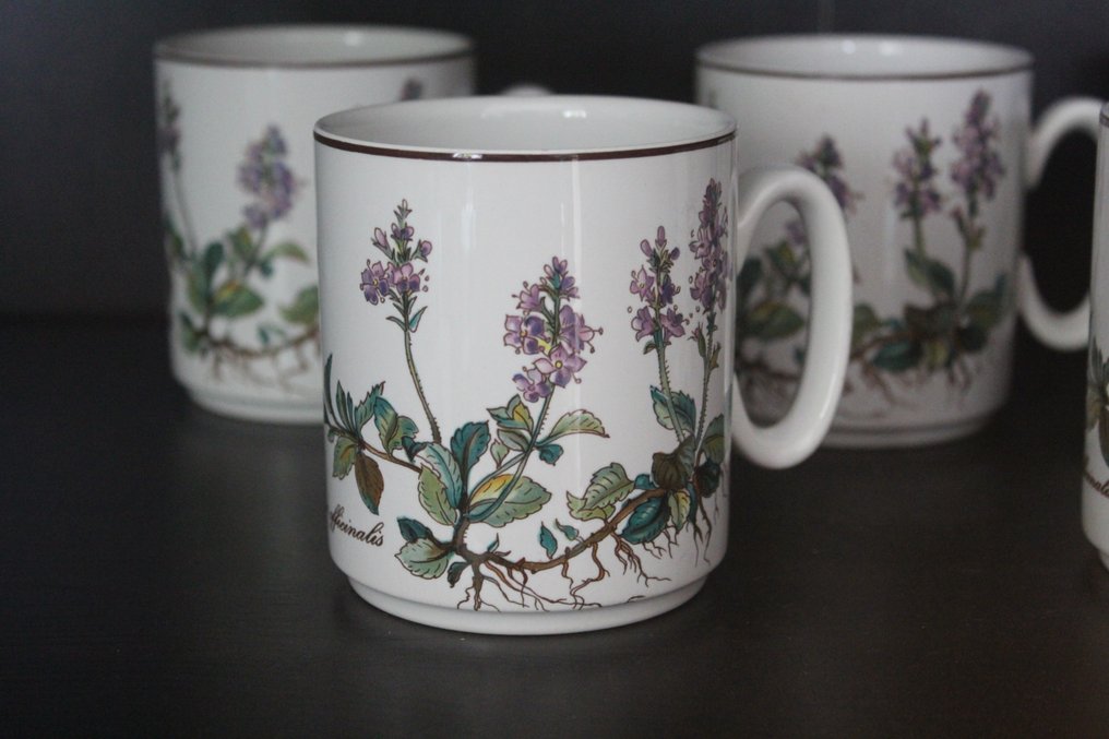 Villeroy & Boch - Botanica - Φλιτζάνι (5) - Botanica - Πορσελάνη - 5 κύπελλα με ένα αυτί. #1.0