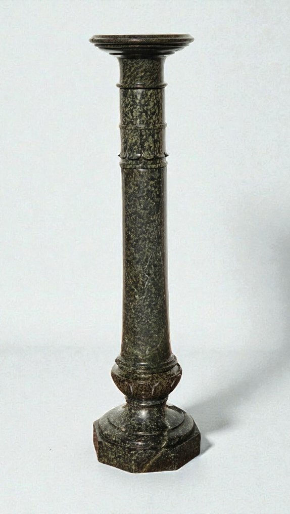 新古典主义风格 圆柱 - 1850-1900 - Marmo Verde "Serpentino"  #2.1