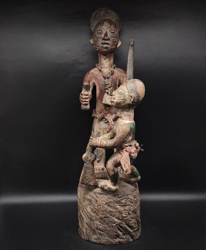 Superbe Statue maternité - Γλυπτό - Γιορούμπα - Νιγηρία  (χωρίς τιμή ασφαλείας) #1.0