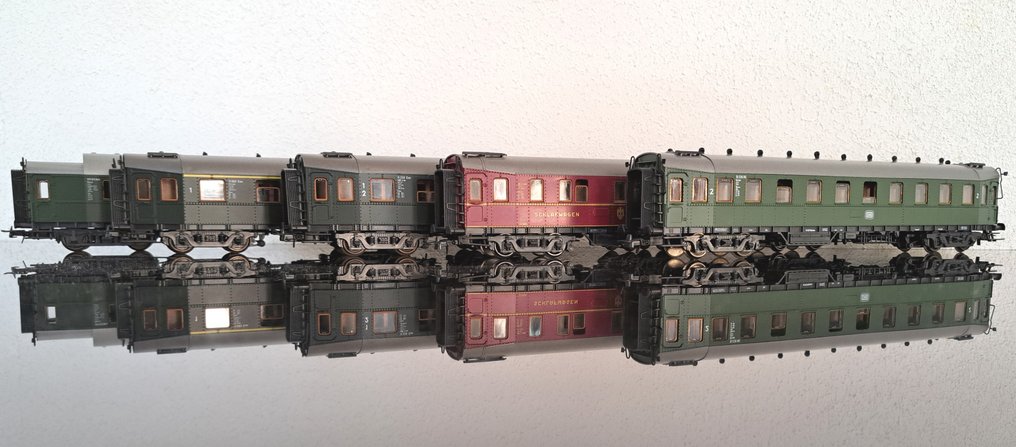 Roco H0 - 4289/4290/4291/4292S/44449 - Σετ επιβατικού τρένου μοντελισμού (5) - Πέντε συστήματα σύνδεσης. - DB #4.3