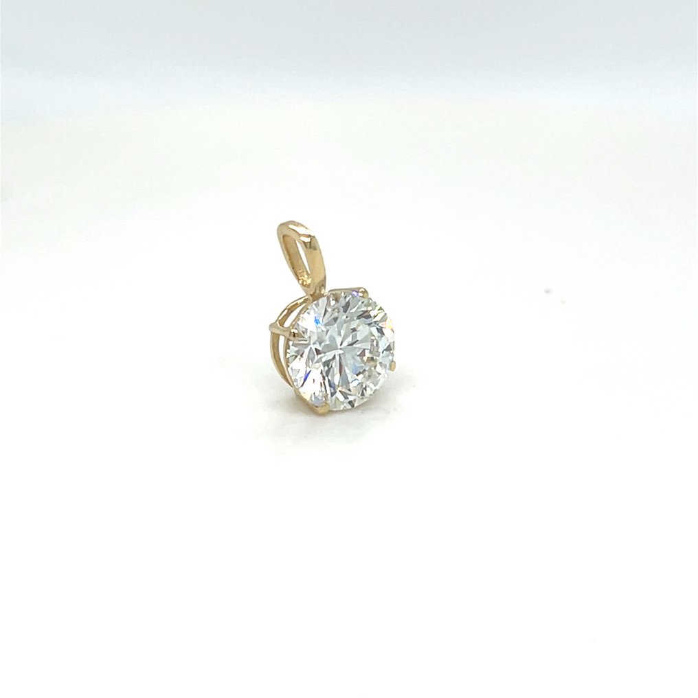 没有保留价 - 吊坠 - 14K包金 黄金 -  2.00ct. tw. 钻石 (实验室培育) #2.1