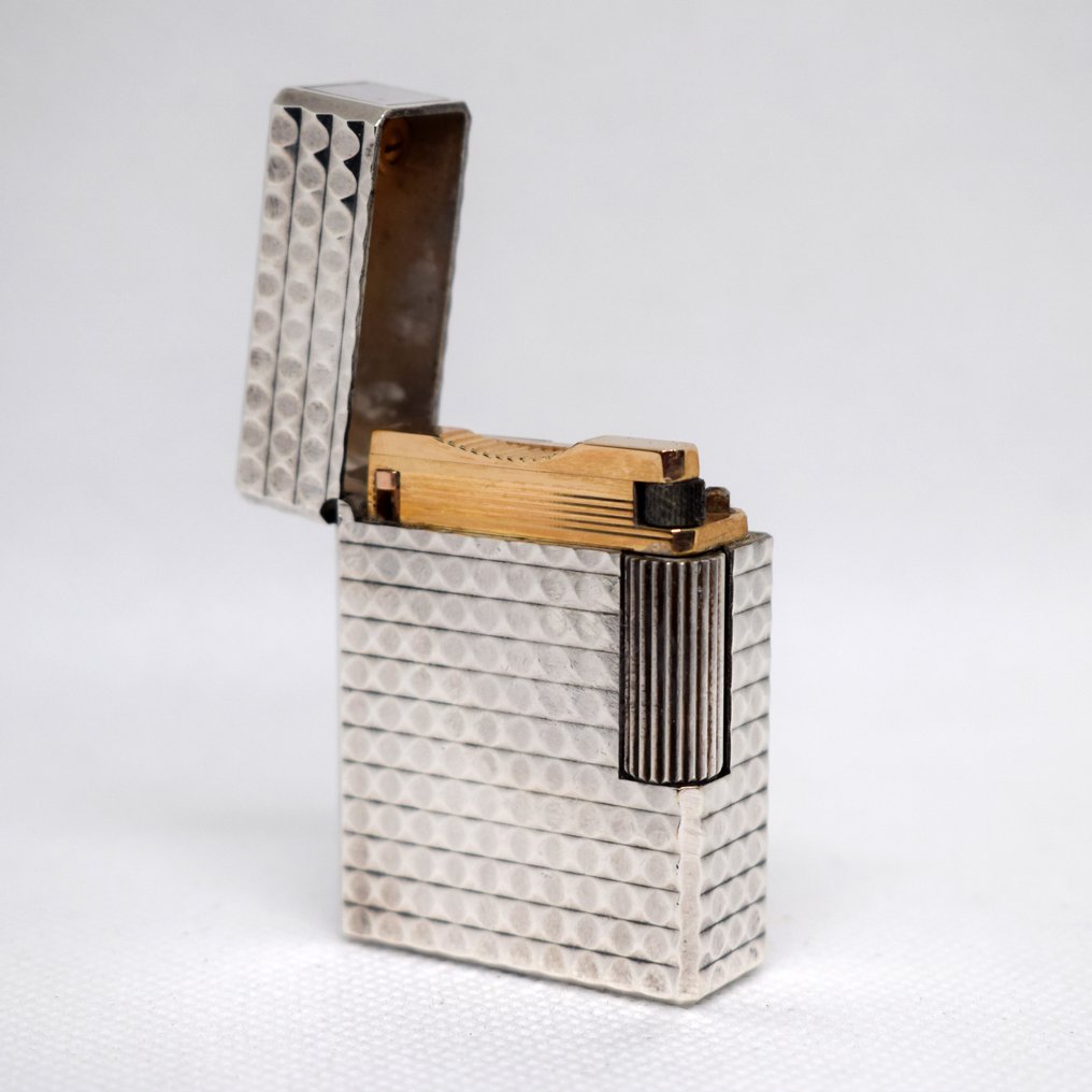 S.T. Dupont - Line D - Testa di diamante - Αναπτήρας - ασημένιο #1.0