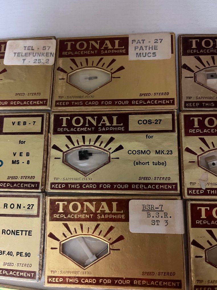 Tonal - PU naalden 拾音器和/或针头 - 多种型号 #3.2