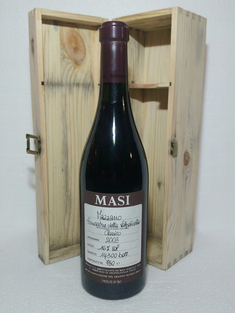 2003 Masi Mazzano - Amarone della Valpolicella - 1 Bottle (0.75L) #1.0