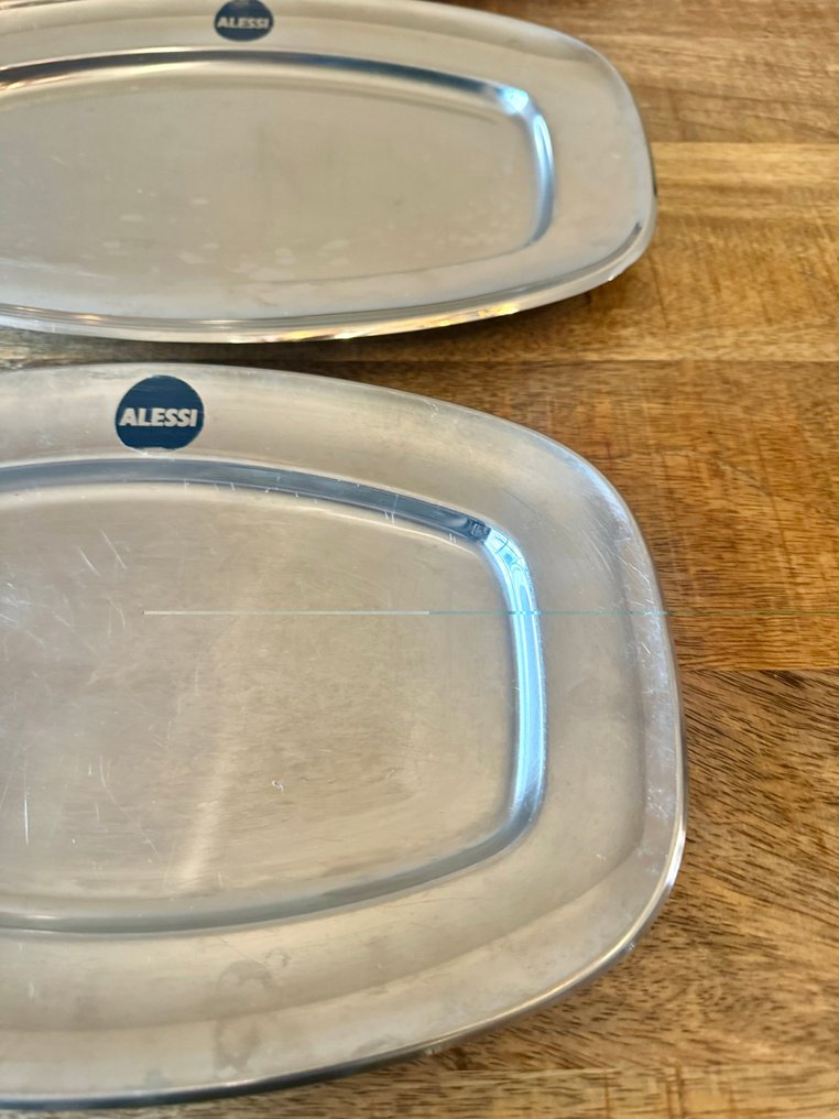 Alessi - Vassoio (3) - Acciaio - Set di 3 piatti design #2.1