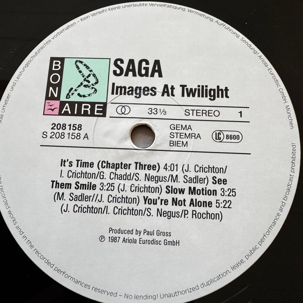 SAGA - 4 great records - Πολλαπλοί καλλιτέχνες - Άλμπουμ LP (πολλαπλά αντικείμενα) - 1978 #4.3
