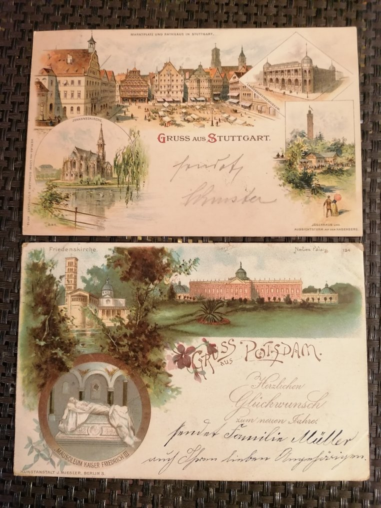 Γερμανία - 110 καρτ ποστάλ Γερμανίας από το 1897 έως το 1934 - Καρτ-ποστάλ (110) - 1897-1934 #1.0