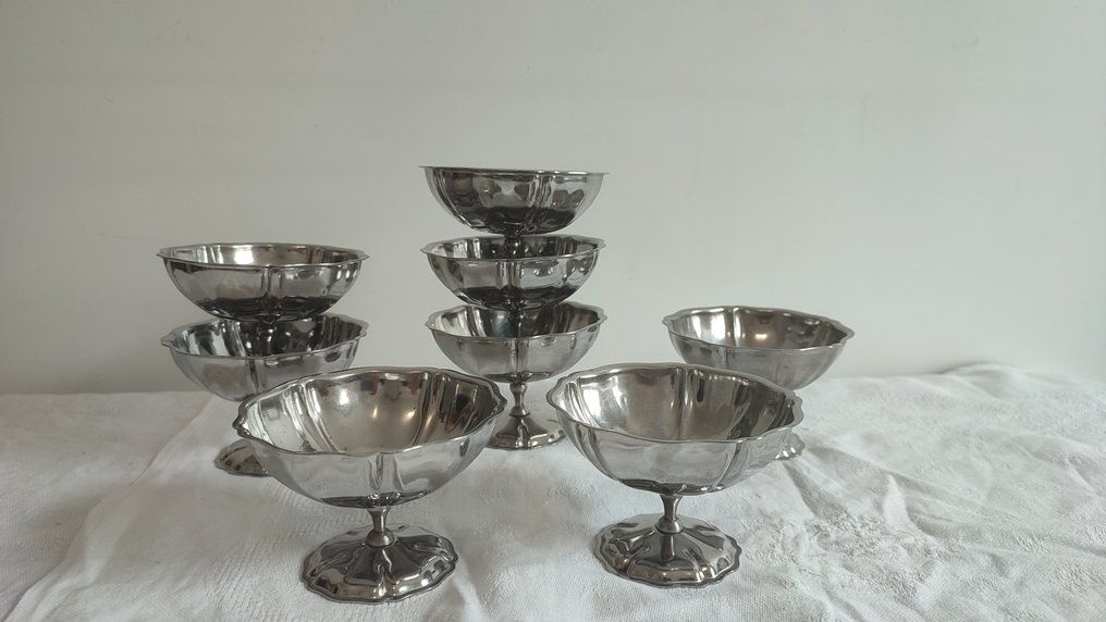 Pour 8 personnes - 甜點食具 (8) - 鋼, 不锈 - 水果冰服务 #3.2