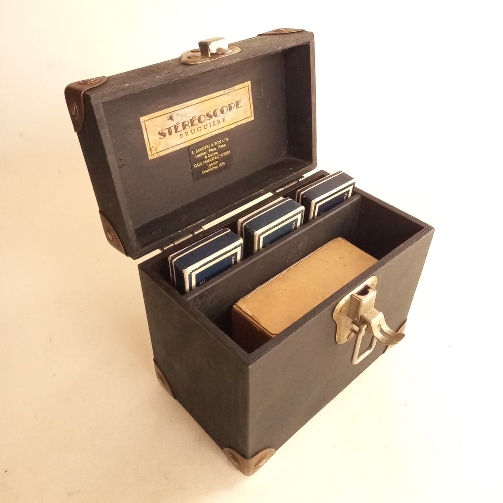 Bruguière Stèrèoscope 1940s with 36 Stèrèofilms Estereoscópio #3.2
