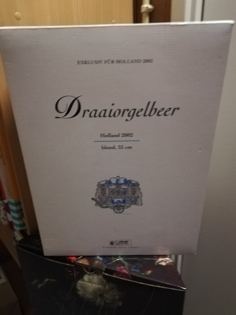 Steiff - Statuetta - Draaiorgel Beer - Blond Mohair #4.3